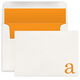 Jumbo Initial Flat Note Cards - Letterpress Image 3 of 3